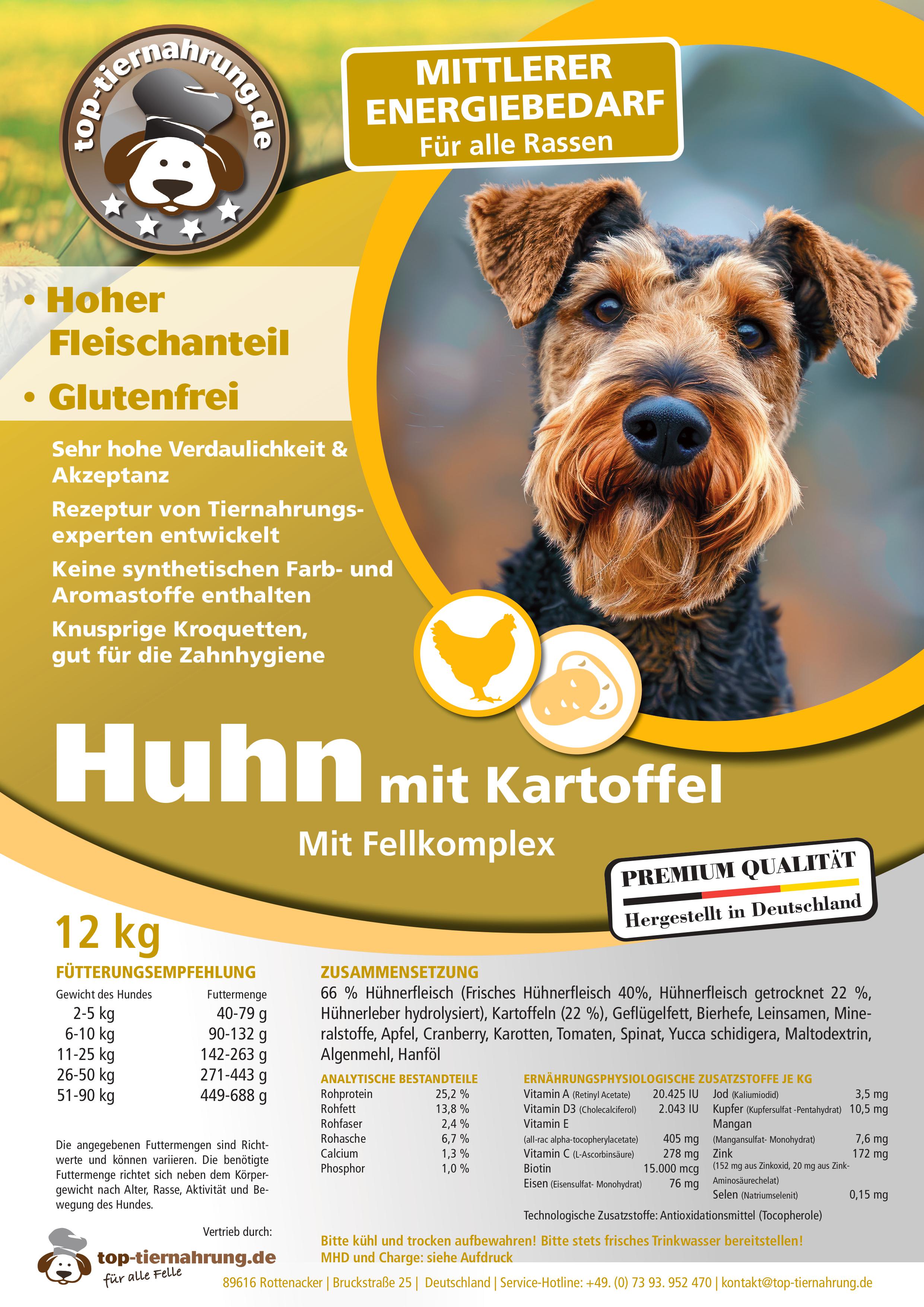 Skin Adult - Huhn mit Kartoffeln