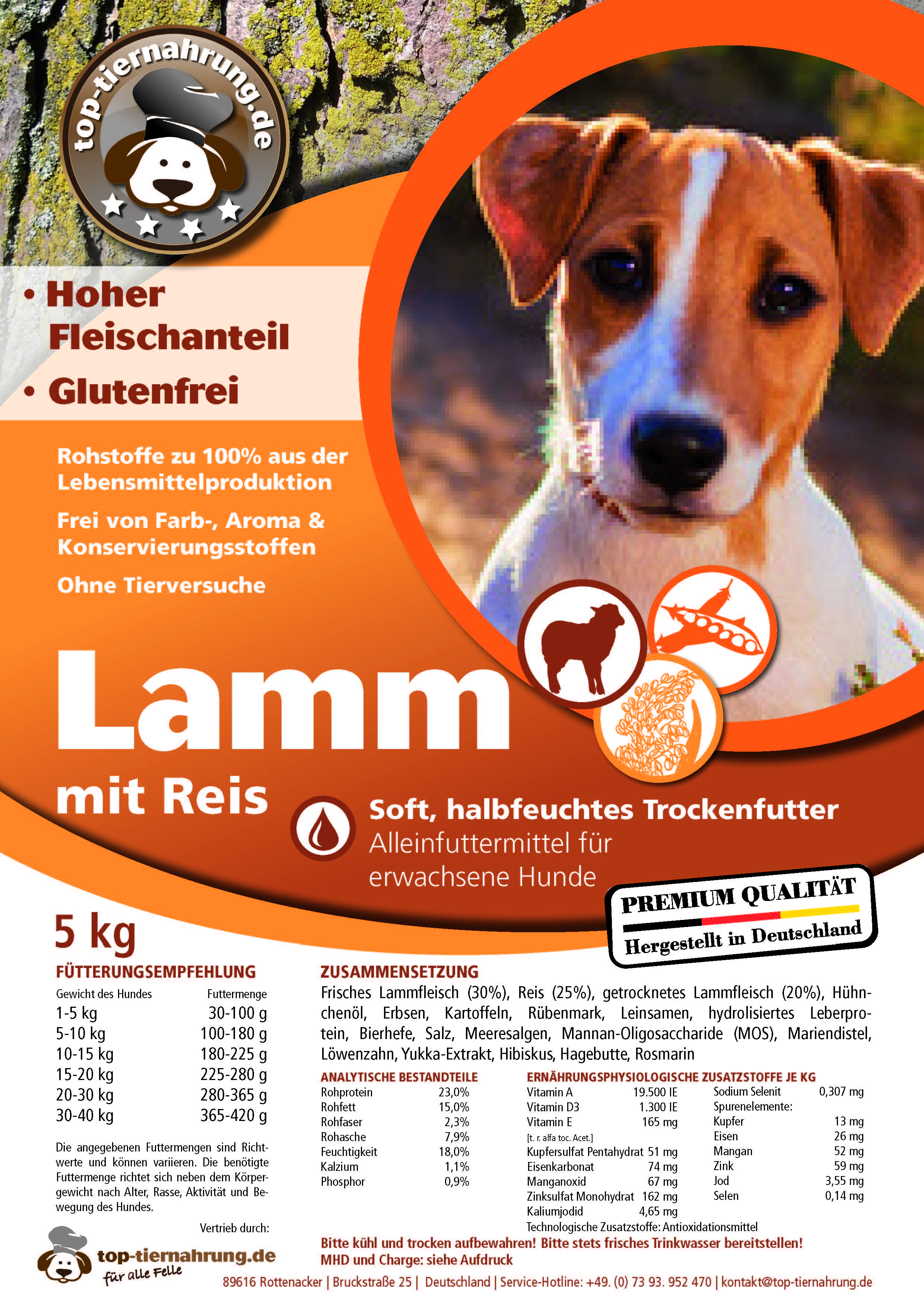 Lamm mit Reis - soft