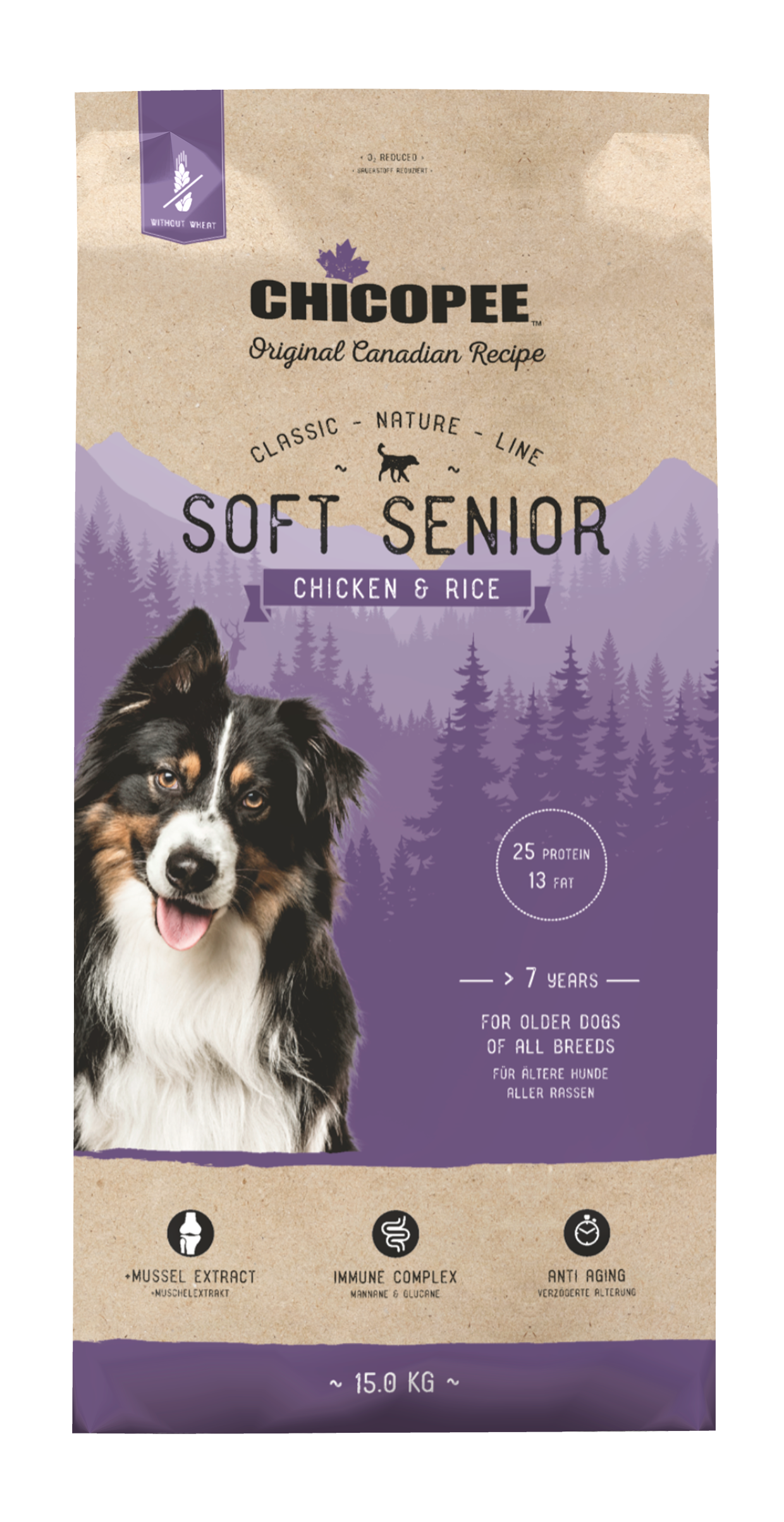 Chicopee Classic Huhn & Reis - Senior Soft