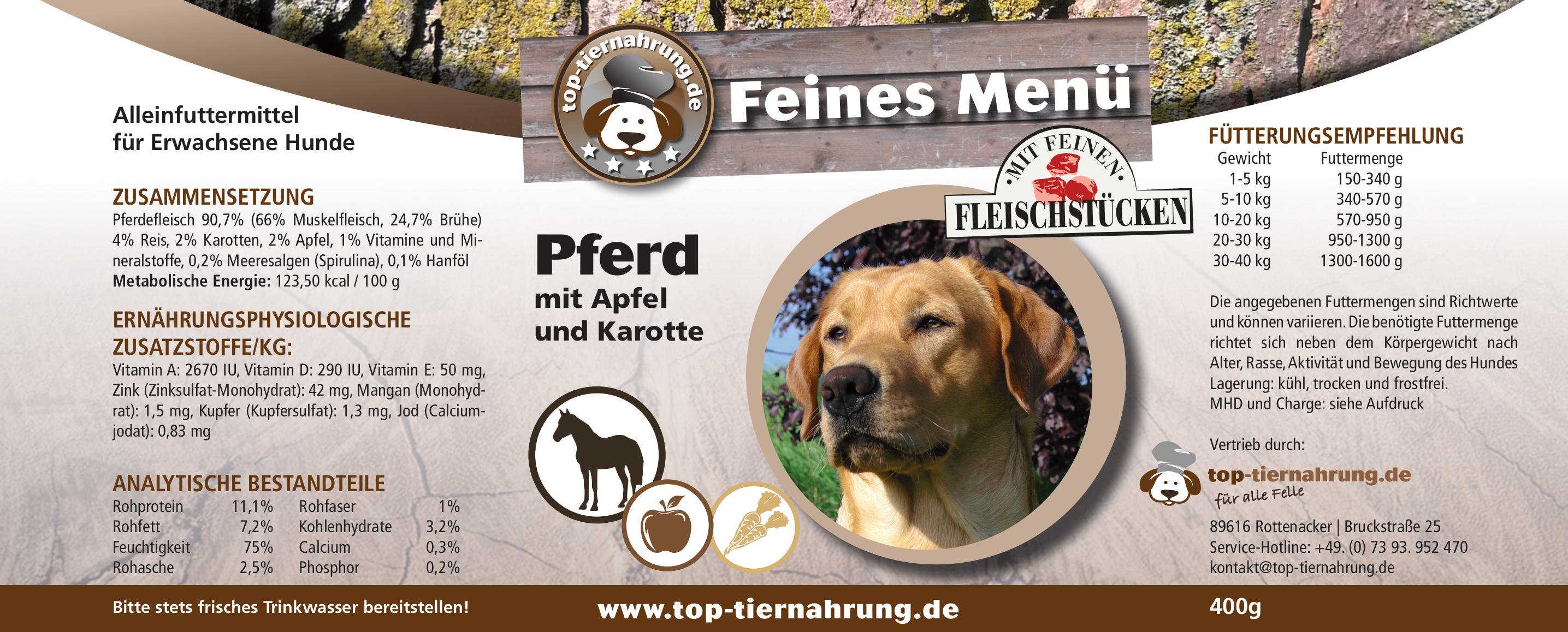 Pferd mit Apfel & Karotte - Sommer-Deal