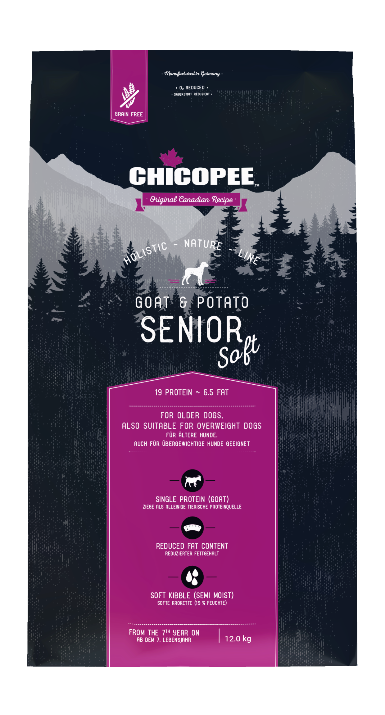 Chicopee Holistic Ziege (Goat) & Kartoffeln - Senior soft