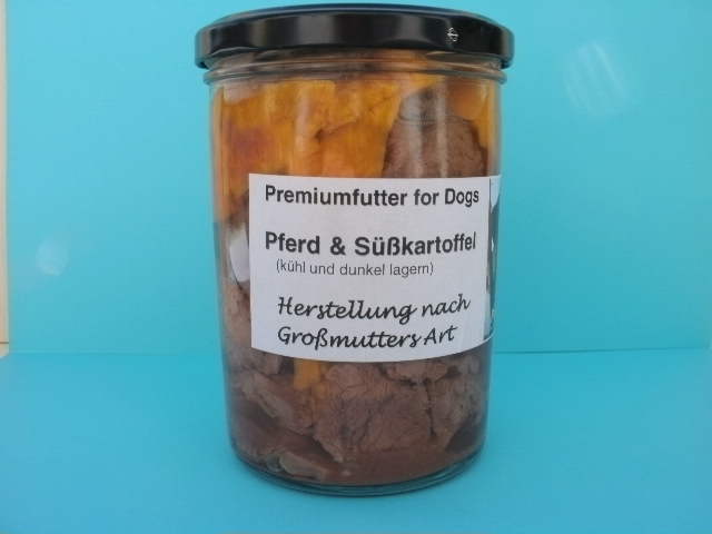 Pferd & Süßkartoffel - Glas 430ml