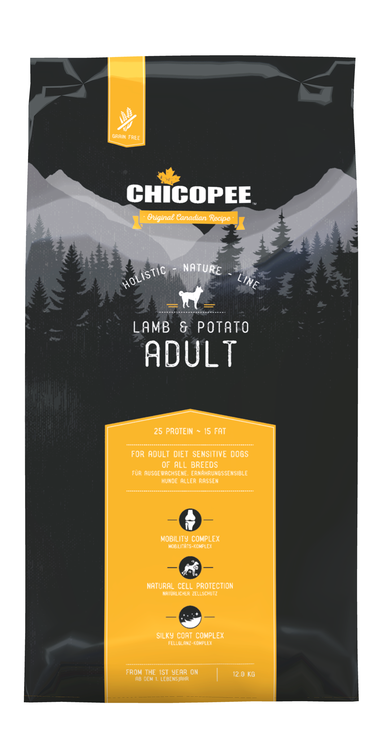 Chicopee Holistic Lamm & Kartoffeln - Adult